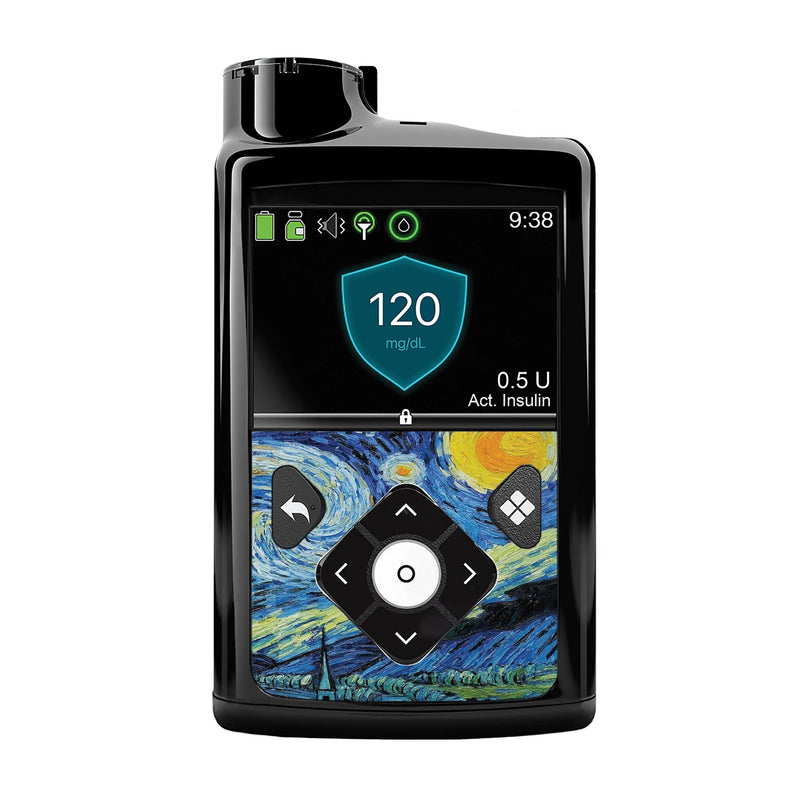 Peelz Starry Night Sticker for Medtronic MiniMed 770G & 780G Peelz/Stickers