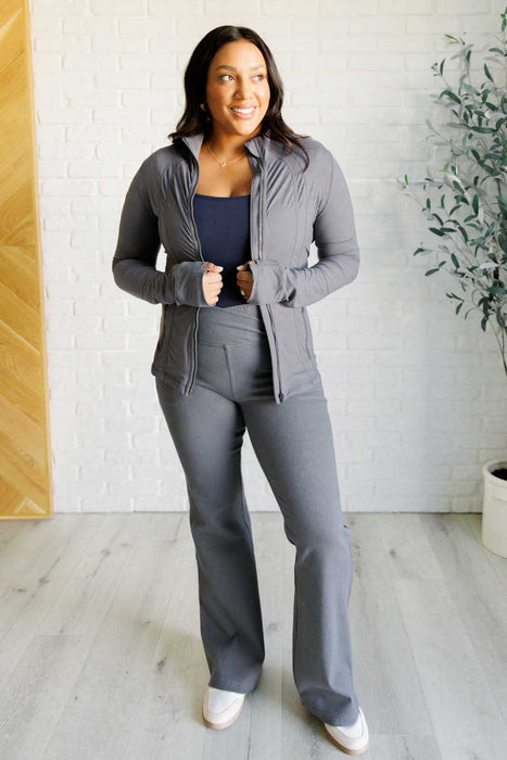 Activewear Jacket in Titanium