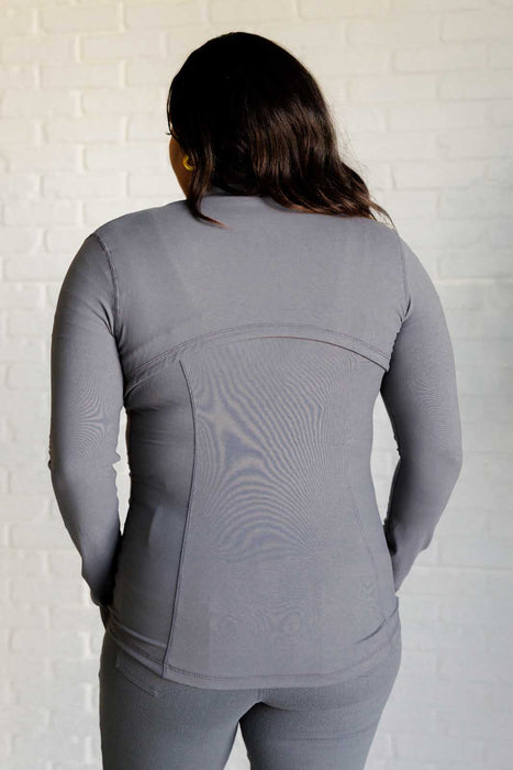 Activewear Jacket in Titanium