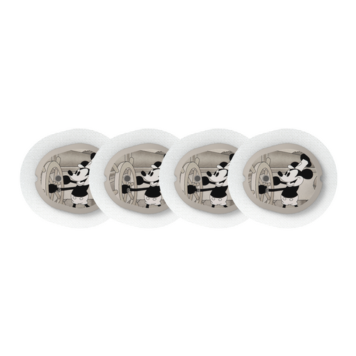 Peelz Steamboat Willie Sticker Designed for the DEXCOM G7 and Stelo Transmitter Peelz/Stickers