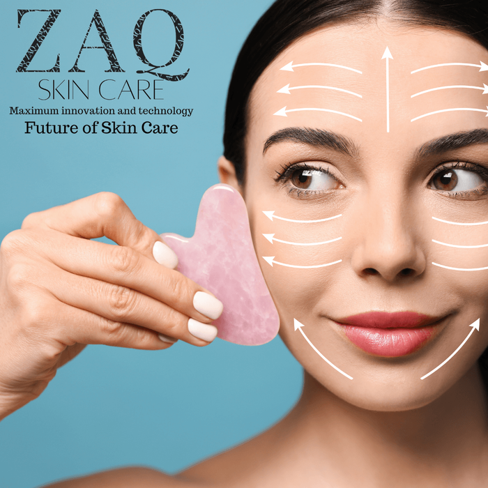 ZAQ Skin & Body - Rose Quartz Gua Sha Board