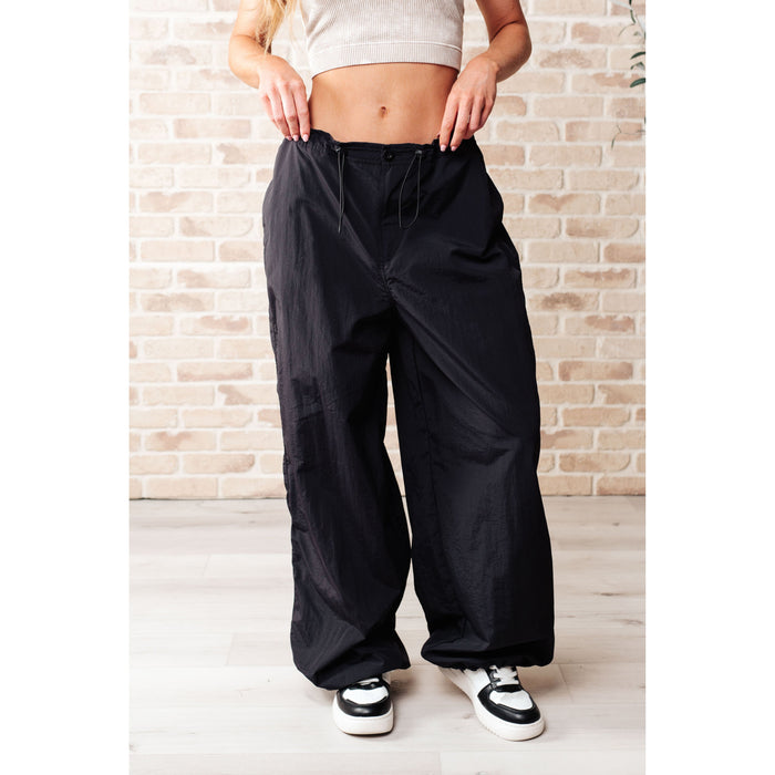 Step Up Joggers in Black