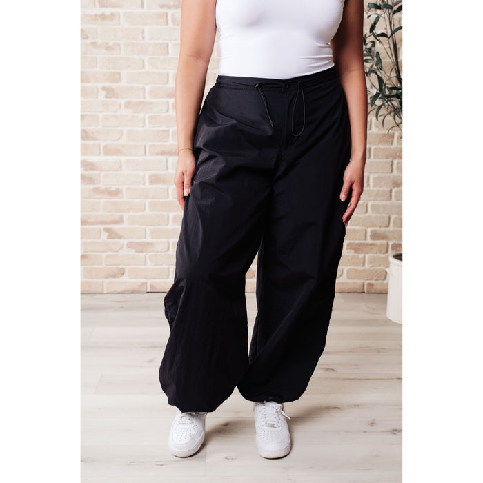 Step Up Joggers in Black