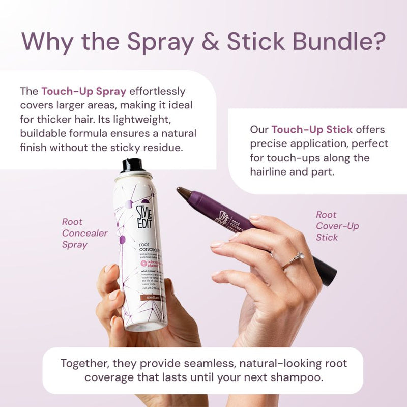 Style Edit Root Cover Up Stick and Full Size Spray Duo Gift Set