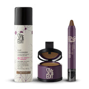 Style Edit Best Sellers Trio: Full Size Root Concealer Spray, Stick and Powder Trio Gift Set