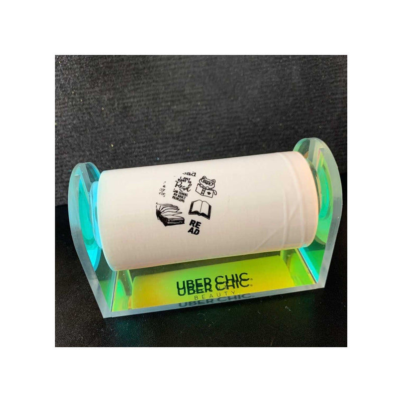 UberChic Beauty Sticky Roll Iridescent Acrylic Holder Tool