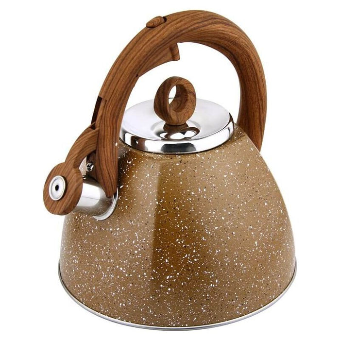 Amenities Depot Tea Kettle Stainless Steel Whistling 3.2-Quart Kettle Teapot