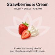 Glimmer Goddess® Organic Skin Care Organic Whipped Body Butter for Extremely Dry Skin 8 oz. Lotions & Moisturizers Light Gray Strawberries and Cream