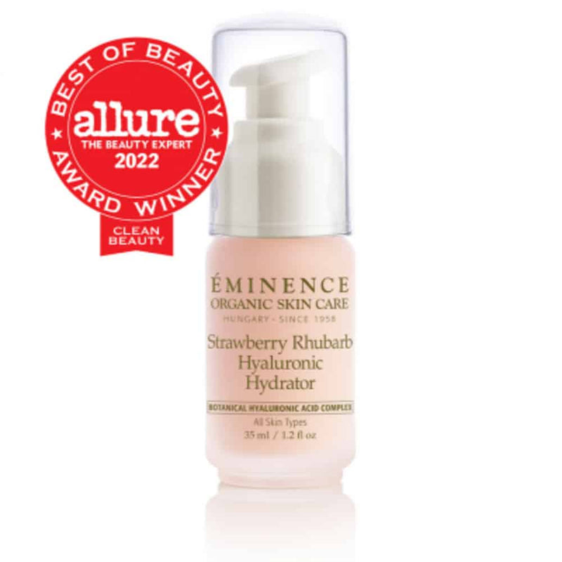 Nava Beauty EMINENCE Strawberry Rhubarb Hyaluronic Hydrator 1.2 OZ White Smoke
