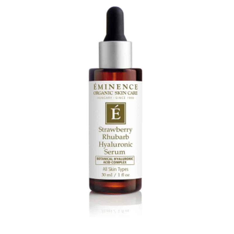 Nava Beauty EMINENCE Strawberry Rhubarb Hyaluronic Serum 1 OZ White Smoke