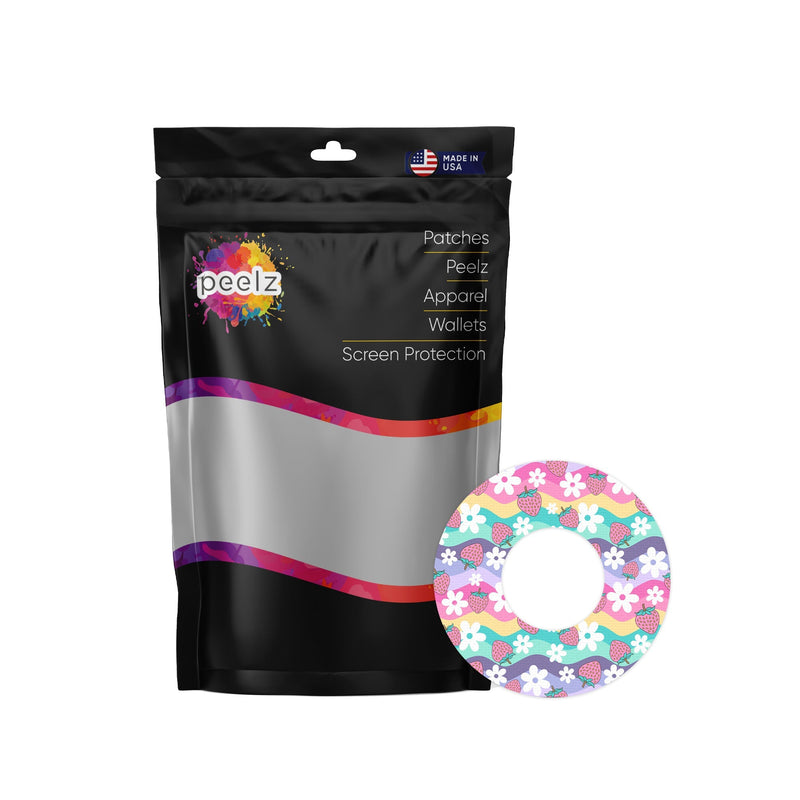Peelz Strawberry Swing Patch Freestyle Libre 2 Patch Tape - Pump Peelz Patch Medical Tape