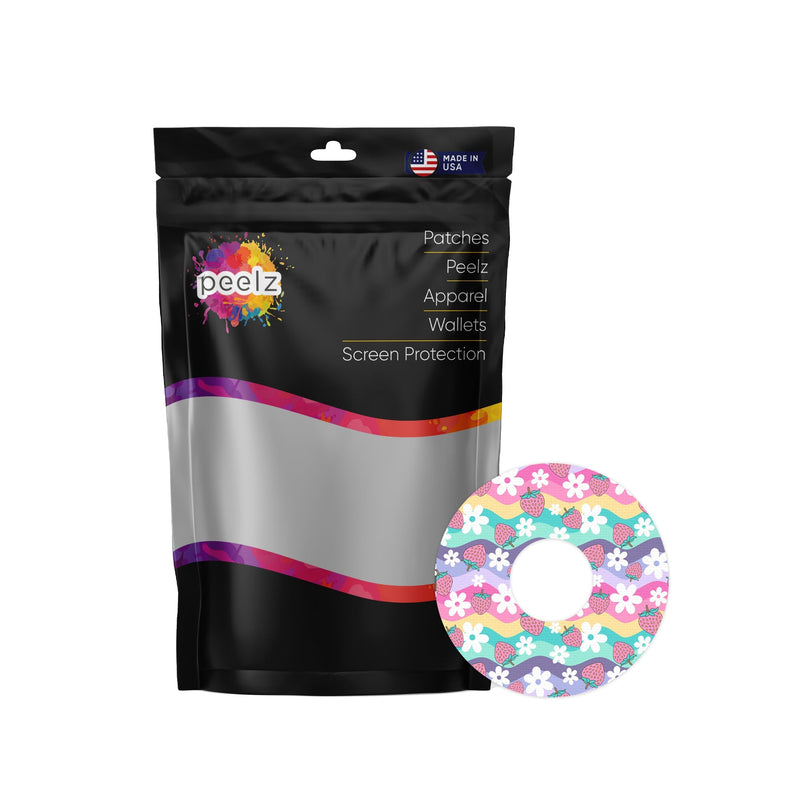 Peelz Strawberry Swing Patch FreeStyle Libre 3 Plus & Lingo  Patch Tape - Pump Peelz Patch Medical Tape