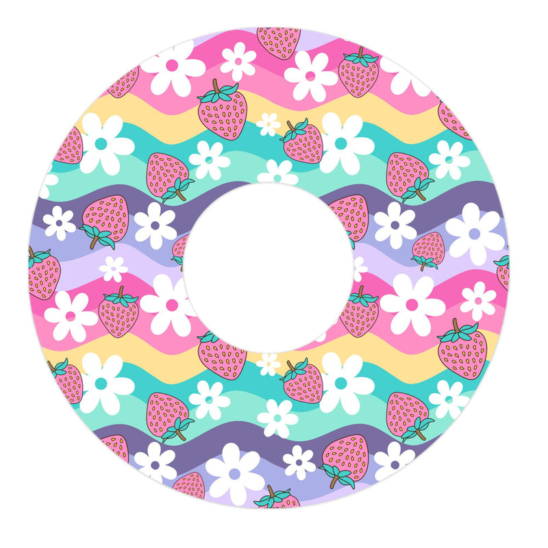 Peelz Strawberry Swing Patch FreeStyle Libre 3 Plus & Lingo  Patch Tape - Pump Peelz Patch Medical Tape