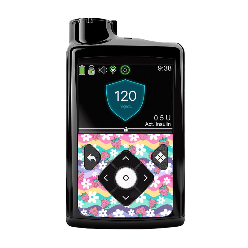 Peelz Strawberry Swing for Medtronic MiniMed 770G & 780G Peelz/Stickers