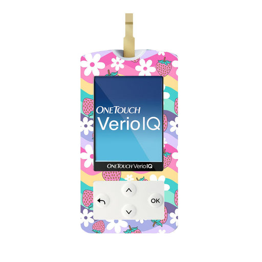 Peelz Strawberry Swing for OneTouch Verio IQ Glucometer Peelz/Stickers