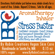 By Robin Creations Stress Buster Aromatherapy Inhaler Massage & Relaxation