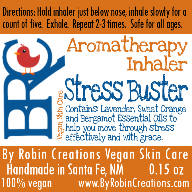 By Robin Creations Stress Buster Aromatherapy Inhaler Massage & Relaxation