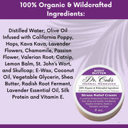 COLEHERBALS LLC 30 - Dr. Cole's Stress Relief Cream Herbal Lavender