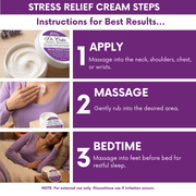 COLEHERBALS LLC 30 - Dr. Cole's Stress Relief Cream Herbal Dark Slate Blue