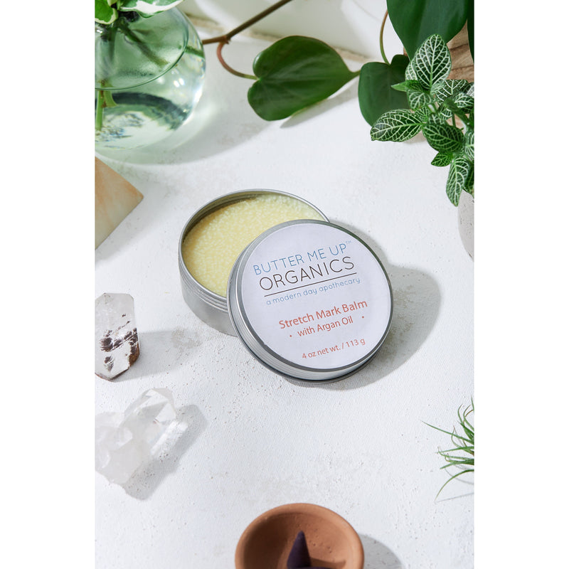 Butter Me Up Organics Organic Stretch Mark Body Butter Argan Oil/ Stretch Marks / Stretch Mark Salve / Stretch Mark Reducer / Organic Skincare / Butter Me Up Body