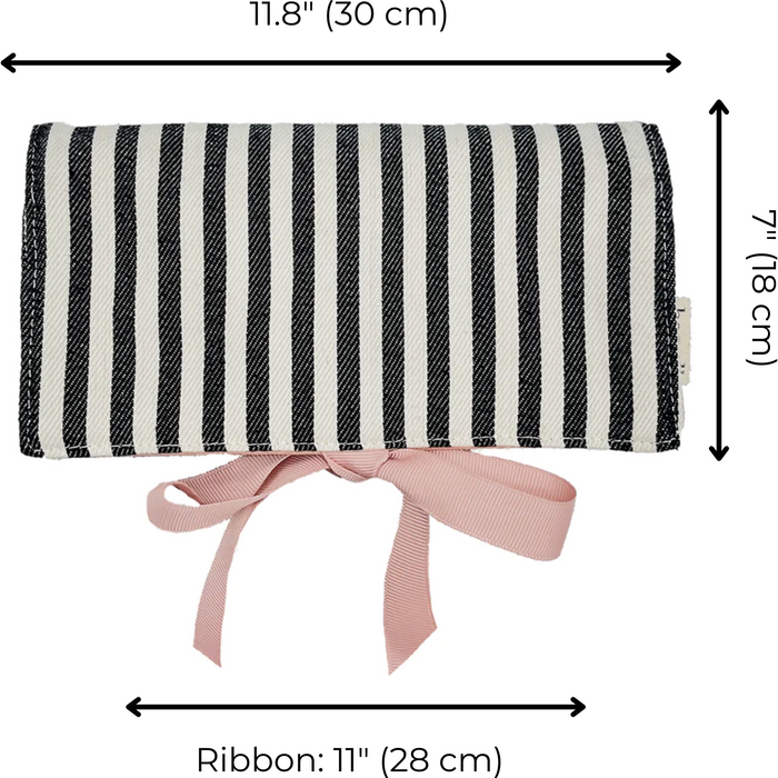 Bag-All - Jewelry Roll, Travel Pouch, Striped