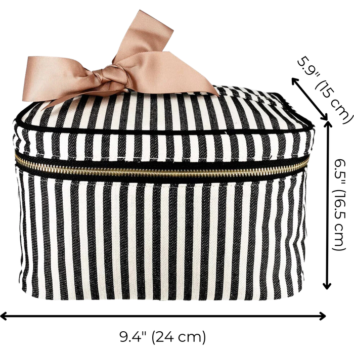 Bag-All - Medium Box Makeup & Toiletry, Striped