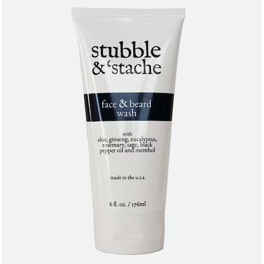 Stubble & 'Stache Face & Beard Wash 6 Oz