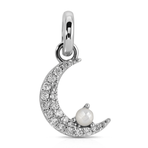 Fragrant Jewels June Pearl  Birthstone Charm - Moon (Rewards Store) Charm