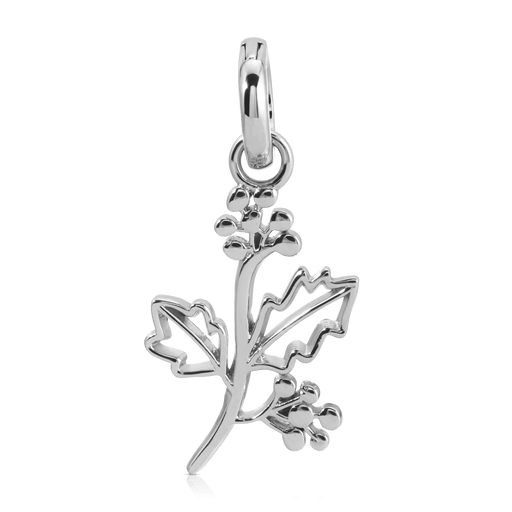 Fragrant Jewels December Turquoise Birthstone Charm - Flower (Holly) Charm