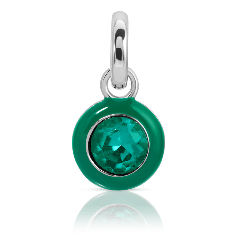 Fragrant Jewels May Emerald Birthstone Charm - Round Charm