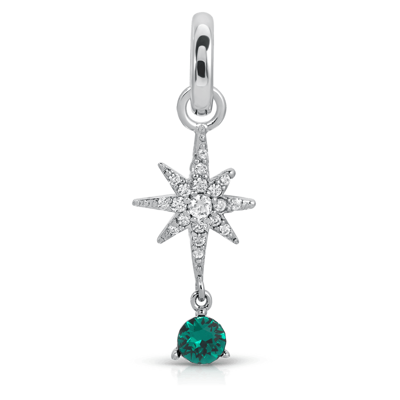 Fragrant Jewels May Emerald Birthstone Charm - Star Charm