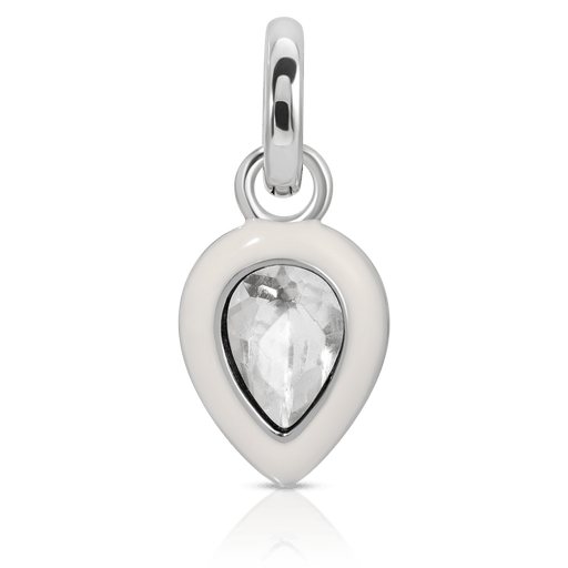 Fragrant Jewels April Diamond Birthstone Charm - Pear Charm