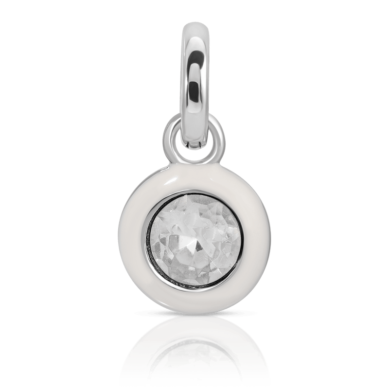 Fragrant Jewels April Diamond Birthstone Charm - Round Charm