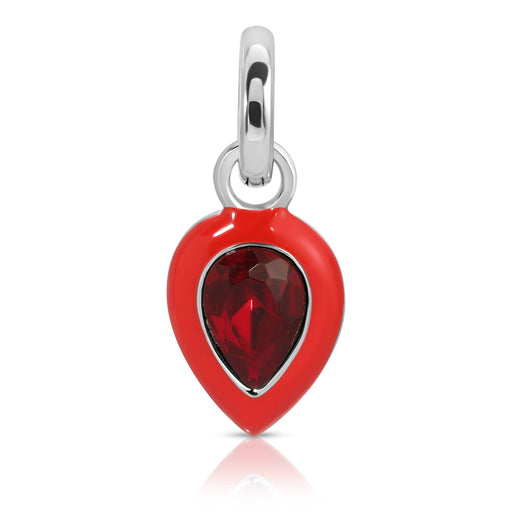 Fragrant Jewels January Garnet Birthstone Charm - Pear Charm