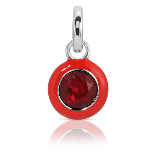 Fragrant Jewels January Garnet Birthstone Charm - Round Charm