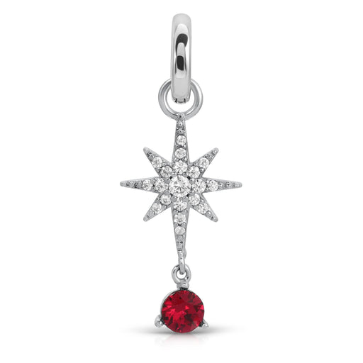 Fragrant Jewels January Garnet Birthstone Charm - Star Charm