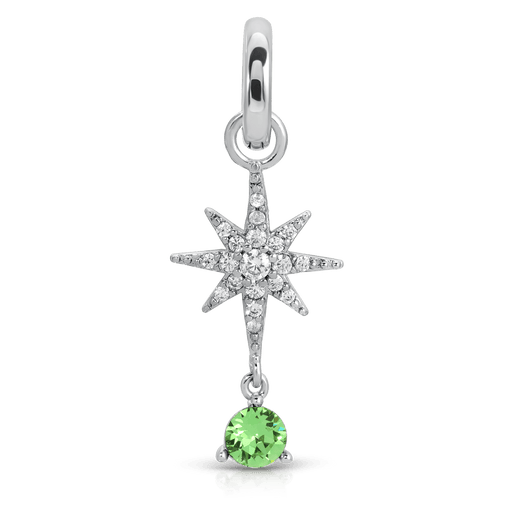 Fragrant Jewels August Peridot Birthstone Charm - Star Charm