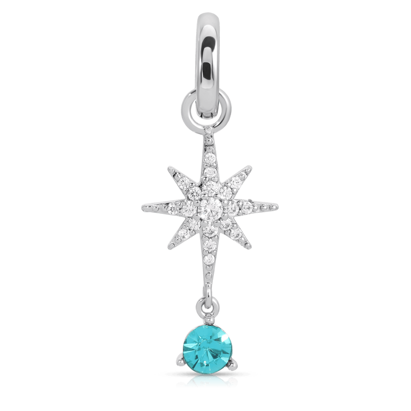 Fragrant Jewels March Aquamarine Birthstone Charm - Star (Rewards Store) Charm