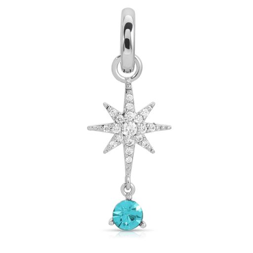 Fragrant Jewels March Aquamarine Birthstone Charm - Star (Rewards Store) Charm