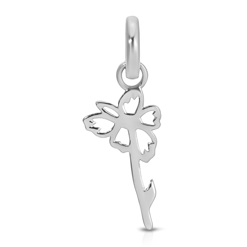 Fragrant Jewels April Diamond Birthstone Charm - Flower (Daisy) Charm