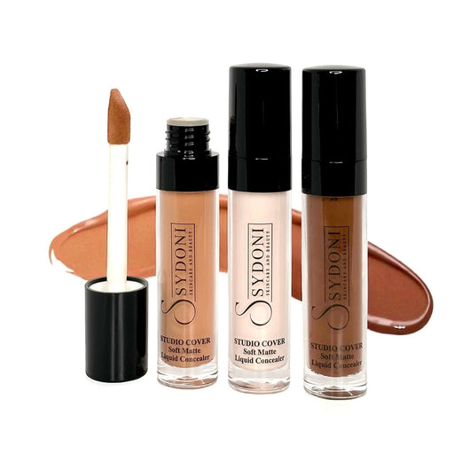 Sydoni Skincare and Beauty BEST SELLER! STUDIO COVER SOFT MATTE LIQUID CONCEALER 0.35 OZ. Liquid Concealer