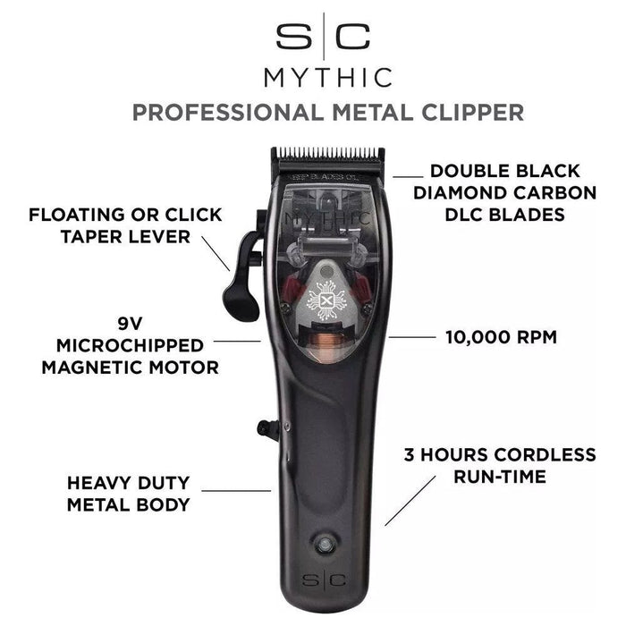 Stylecraft Professional Magnetic Mythic Microchipped Clipper #Scmmcb