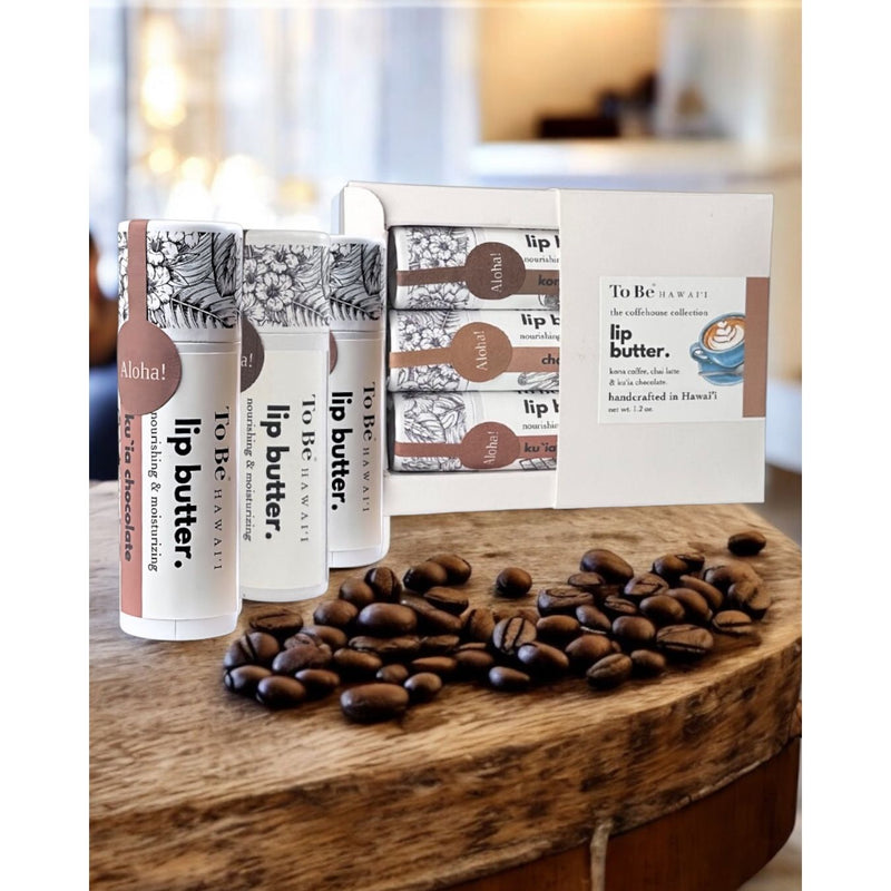 To Be Organics The Coffeehouse Trio Lip Butter Gift Set Skin Care