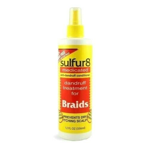 Mill's Beauty Supply Sulfur 8 Medicated Anti-Dandruff Conditioner Dandruff Treatment for Braids Hair Dress