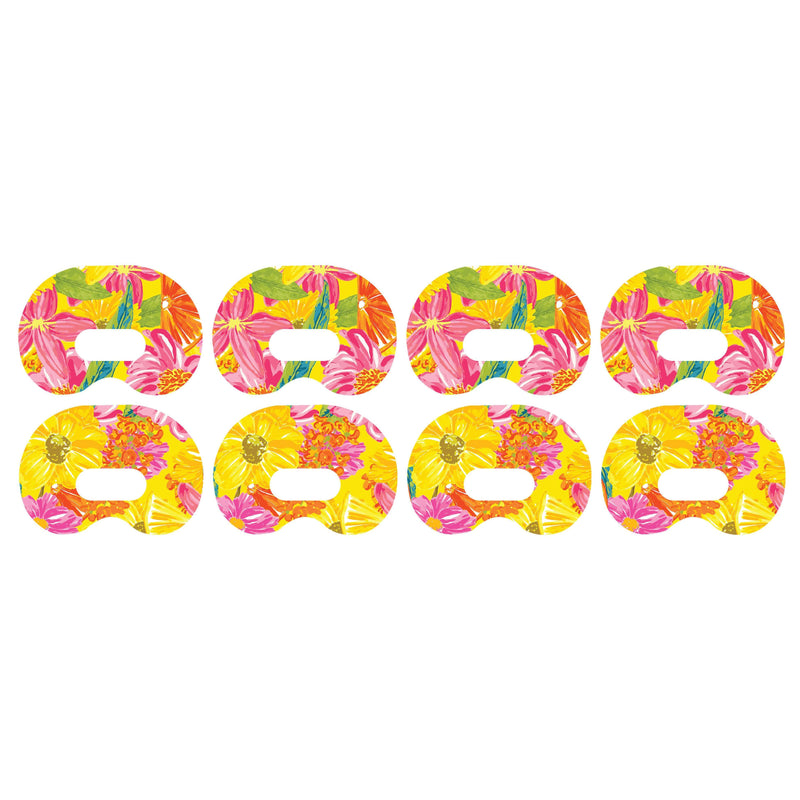 Peelz Summer Flowers Medtronic Guardian Connect Patch Tape - Pump Peelz Patch Medical Tape