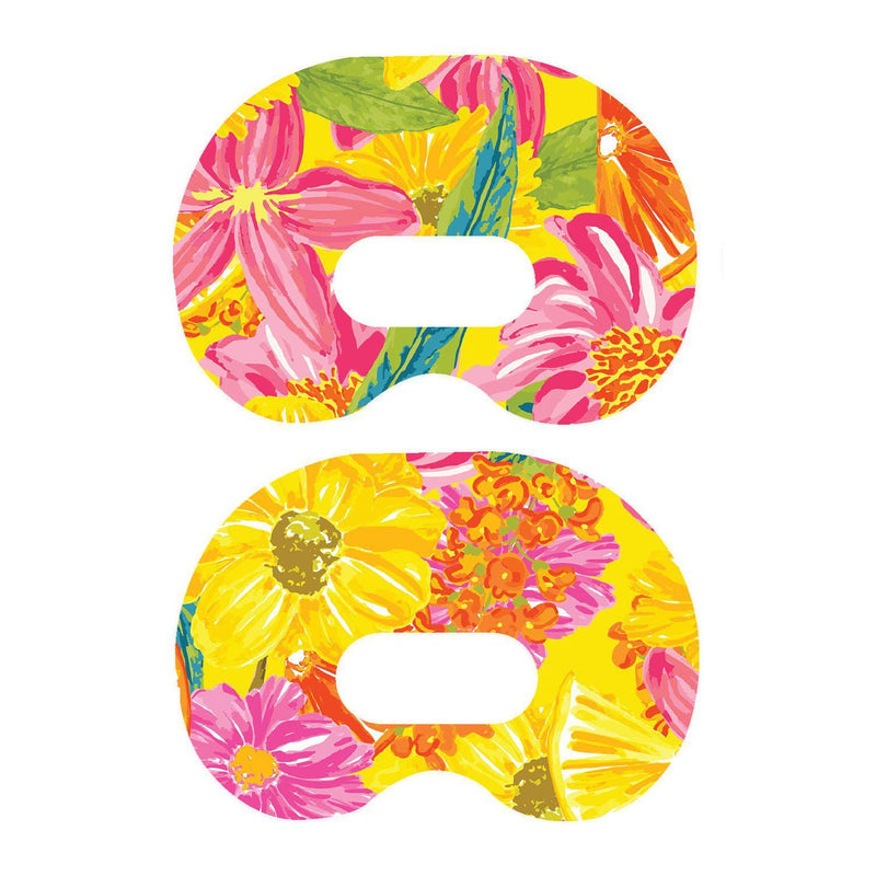 Peelz Summer Flowers Medtronic Guardian Connect Patch Tape - Pump Peelz Patch Medical Tape