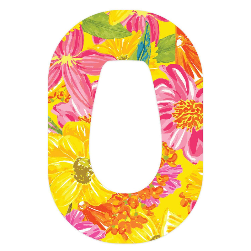 Peelz Summer Flowers Dexcom G6 Patch Tape - Pump Peelz Patch Medical Tape