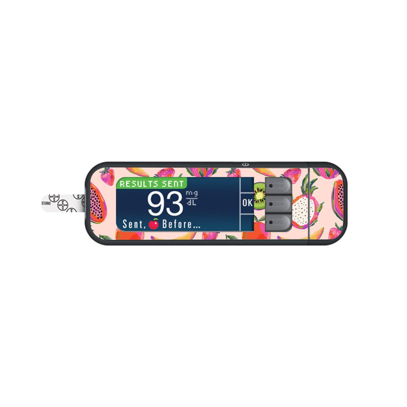 Peelz Summer Fruits for Bayer Contour Next Glucometer Peelz/Stickers