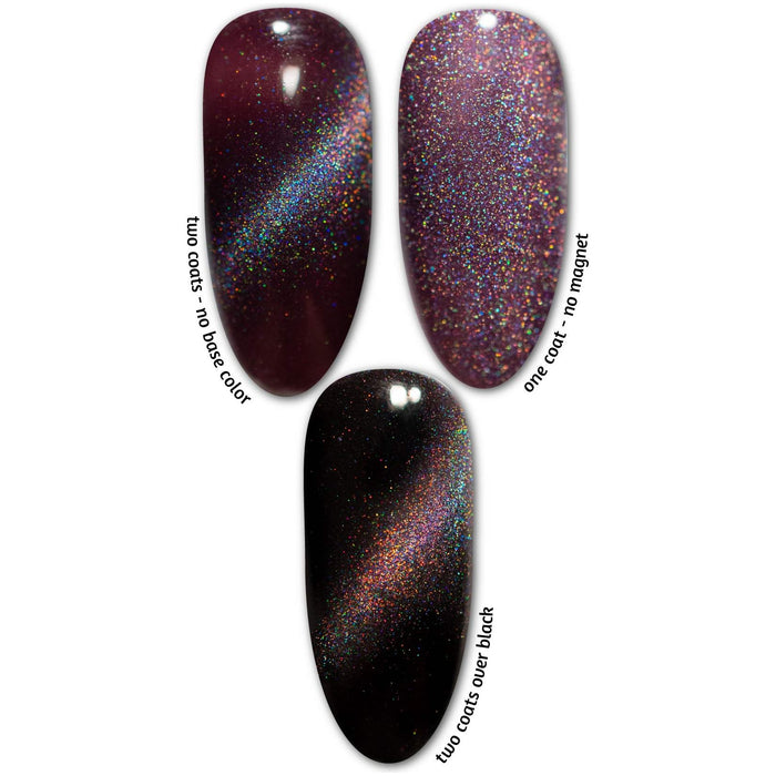 Uberchic Beauty Her Majesty   Holo Cats Eye Gel Polish