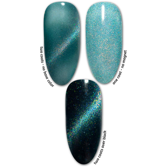 Uberchic Beauty Off The Radar   Holo Cats Eye Gel Polish